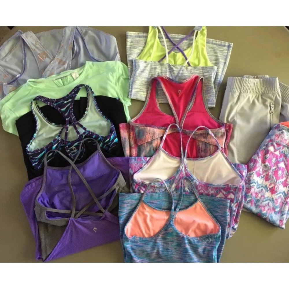 Ivivva Lululemon 12 14 Girls Lot joggers tank top